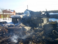Продолжаются пожары в жилых домах Красногорского района.
