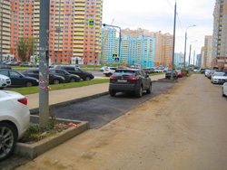 Администрация Красногорска проводит работы по проектированию и обустройству парковочных мест на территории города.